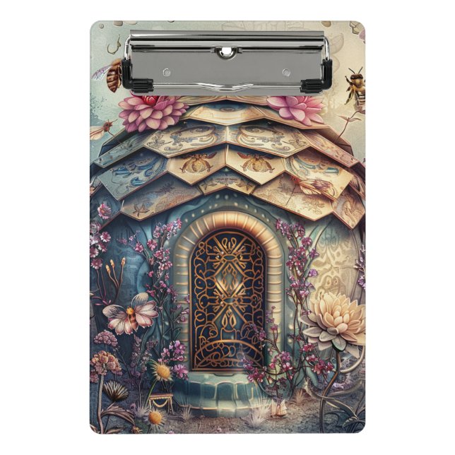 Enchanted Bee Garden Fantasy (8) Mini Clipboard (Front)