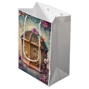 Enchanted Bee Garden Fantasy (9) Medium Gift Bag