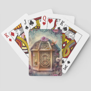 Enchanted Bee Garden Fantasy (9) Playing Cards