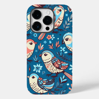 Enchanted Bird Patterns Case-Mate iPhone 14 Pro Case