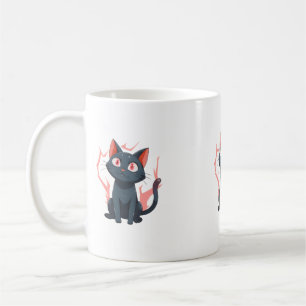 Enchanted Black Cat A Mystical Presence Coffee Mug