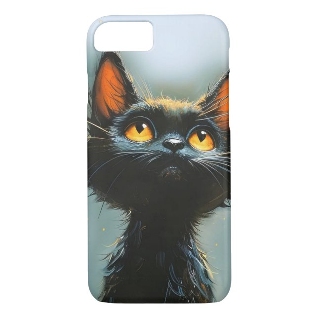Enchanted Black Cat Case-Mate iPhone Case (Back)