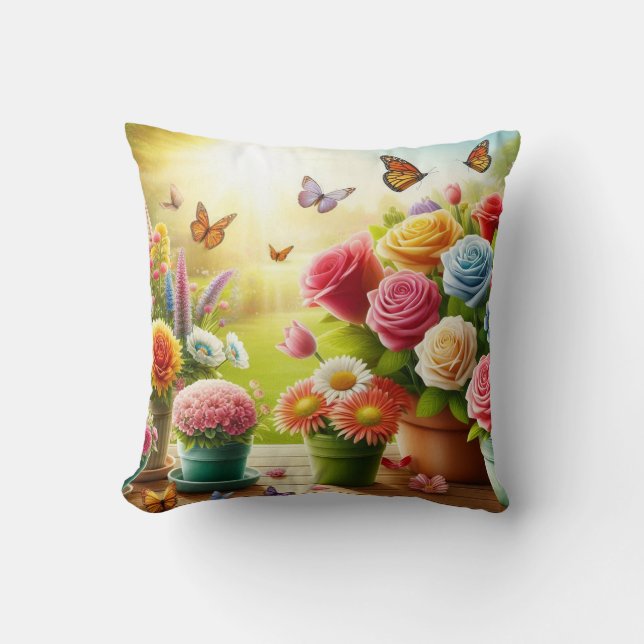Enchanted Blooms Cushion (Front)