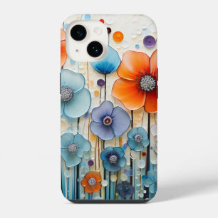 Enchanted Blossoming Meadow Wildflowers iPhone 14 Case