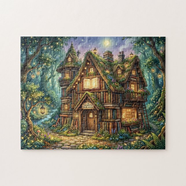 Enchanted Book House Jigsaw Puzzle (Horizontal)