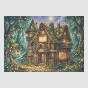 Enchanted Book House Tissue Paper