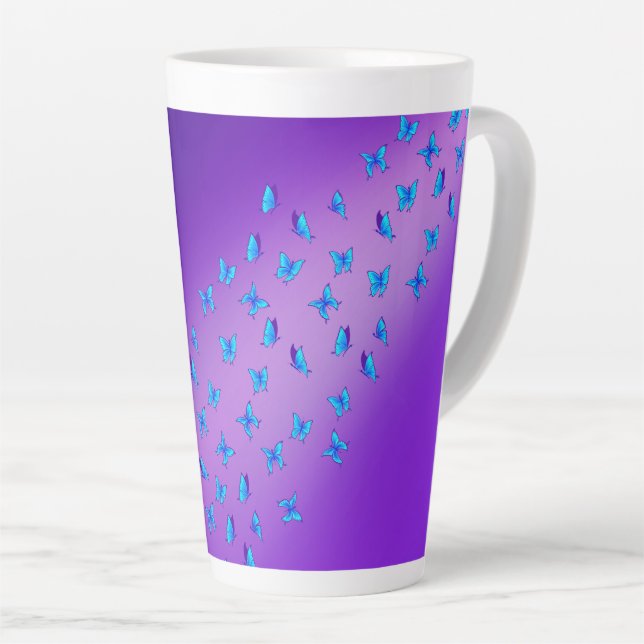 Enchanted Butterflies  Latte Mug (Right Angle)