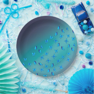 Enchanted Butterflies Paper Plate