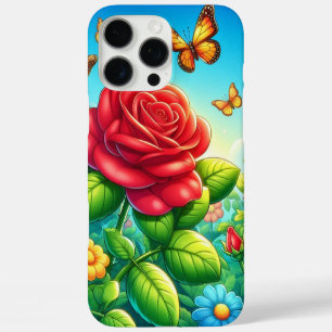 Enchanted Butterflies & Roses iPhone 16 Pro Max Case