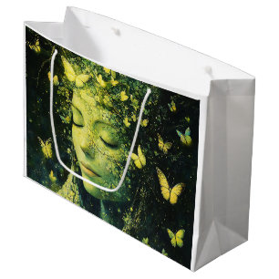 Enchanted Butterfly Forest Goddess (3) Large Gift Bag