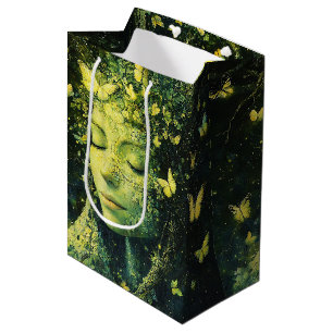 Enchanted Butterfly Forest Goddess (3) Medium Gift Bag