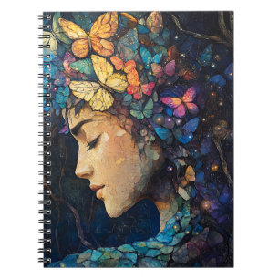 Enchanted Butterfly Forest Goddess (5) Notebook