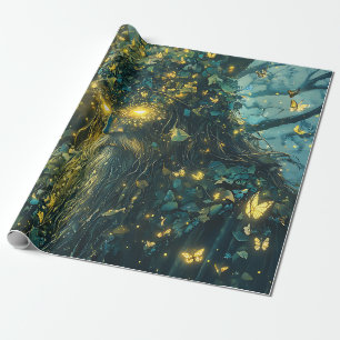 Enchanted Butterfly Forest Goddess (8) Wrapping Paper