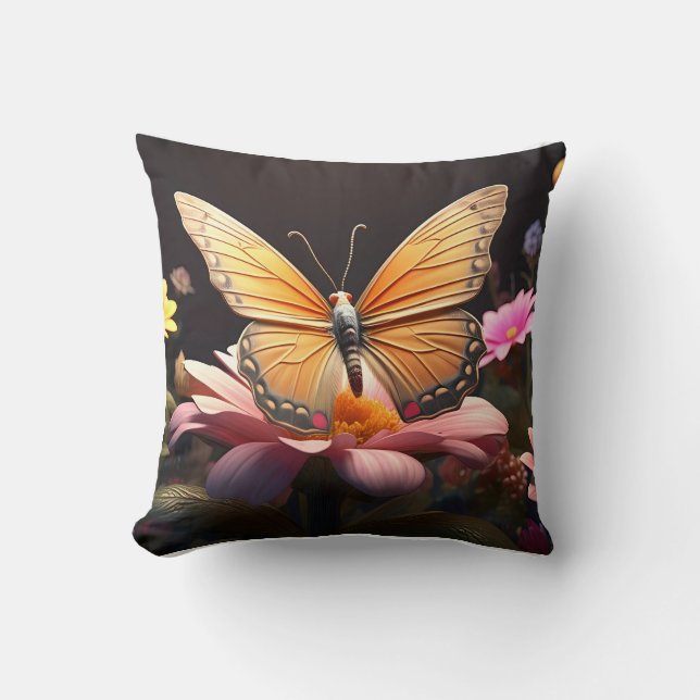 Enchanted Butterfly Garden Cushion (Front)