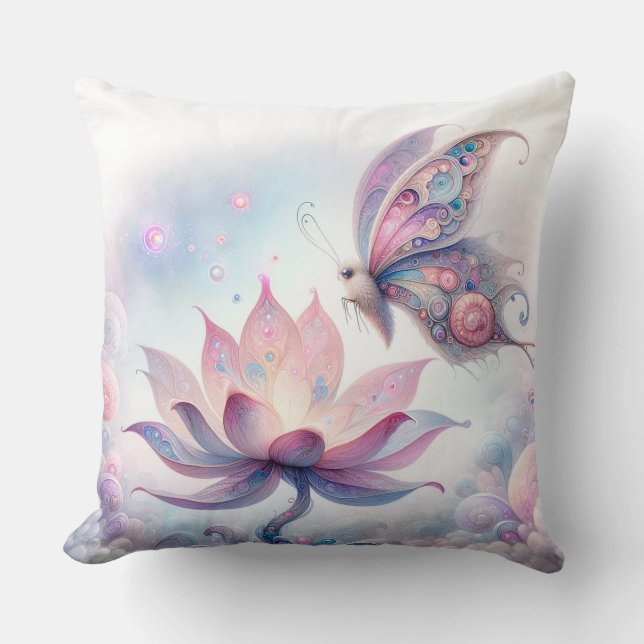 Enchanted Butterfly Pillow (Front)