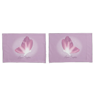 Enchanted butterfly standard pillow cases