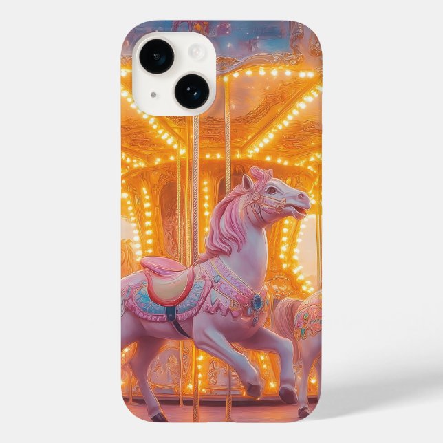 Enchanted Carousel: Whimsical Fairytale Scene Case-Mate iPhone Case (Back)