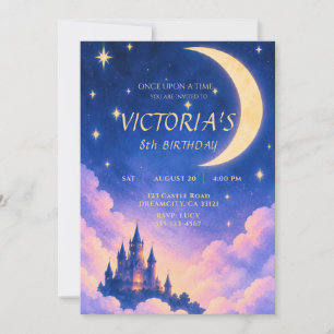 Enchanted Castle Birthday Party Invitation