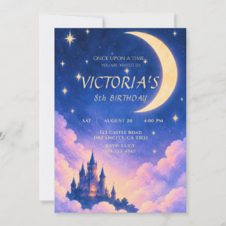 Enchanted Castle Birthday Party Invitation