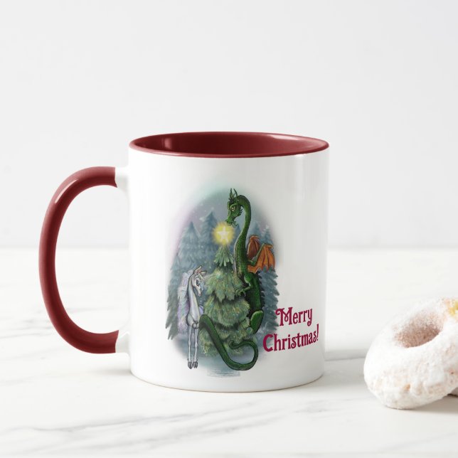 Enchanted Christamas Tree Mug (With Donut)