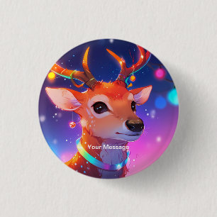 Enchanted Christmas Glow 3 Cm Round Badge