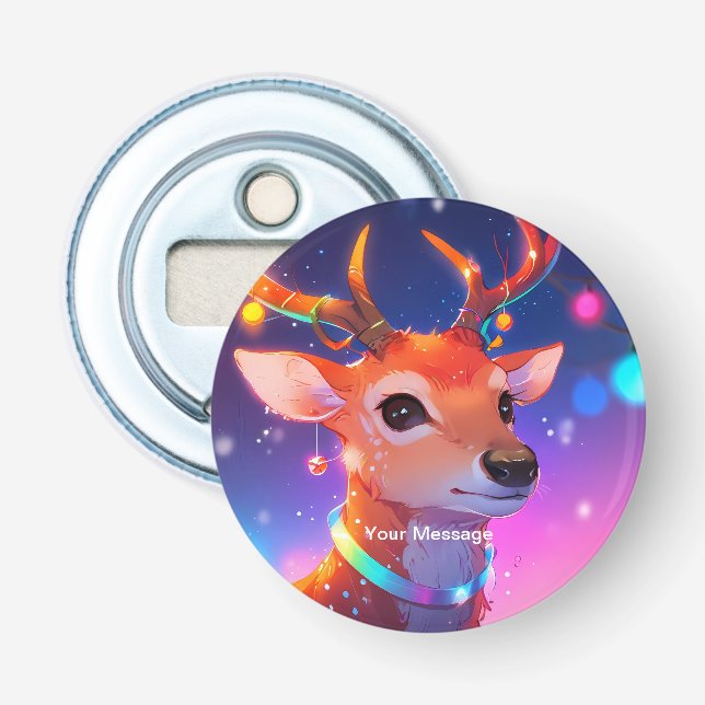 Enchanted Christmas Glow Bottle Opener (Front)