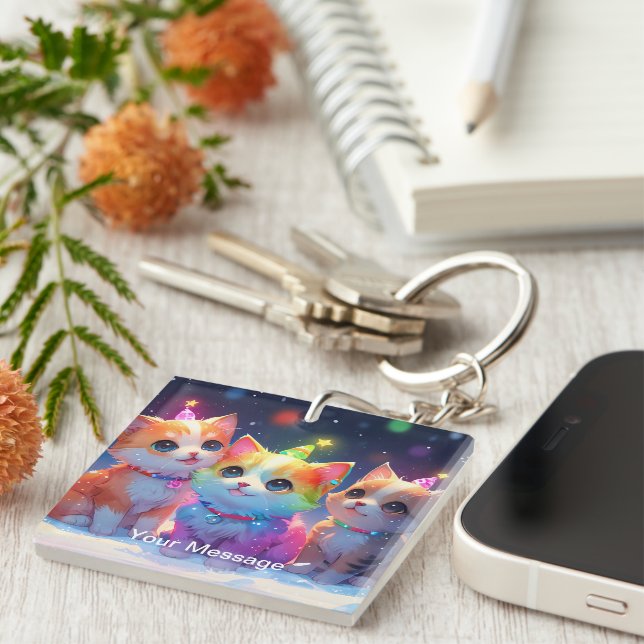 Enchanted Christmas Glow Key Ring (Front Right)