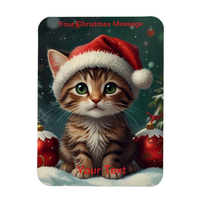 Enchanted Christmas Glow Magnet (Vertical)