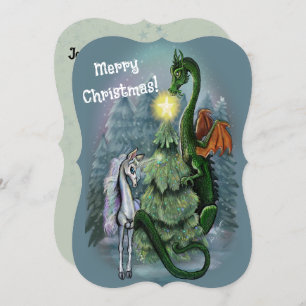 Enchanted Christmas Tree invites