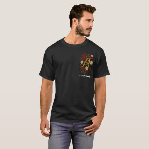 Enchanted Climbing Roses Initial “A” T-Shirt