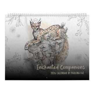 Enchanted Companions: 2026 Calendar by Paulina Fae