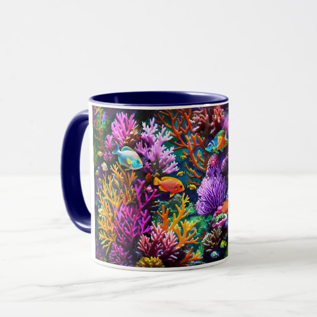 Enchanted   Coral Reef  Mug (Front Left)