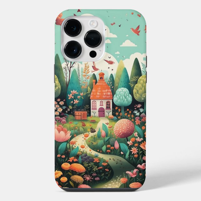 Enchanted Cottage iPhone Case (Back)