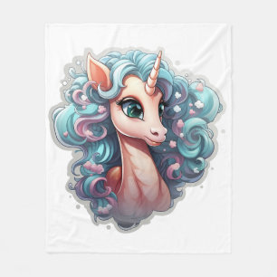 🌈 "Enchanted Dreams" Unicorn Fleece Blanket 🦄