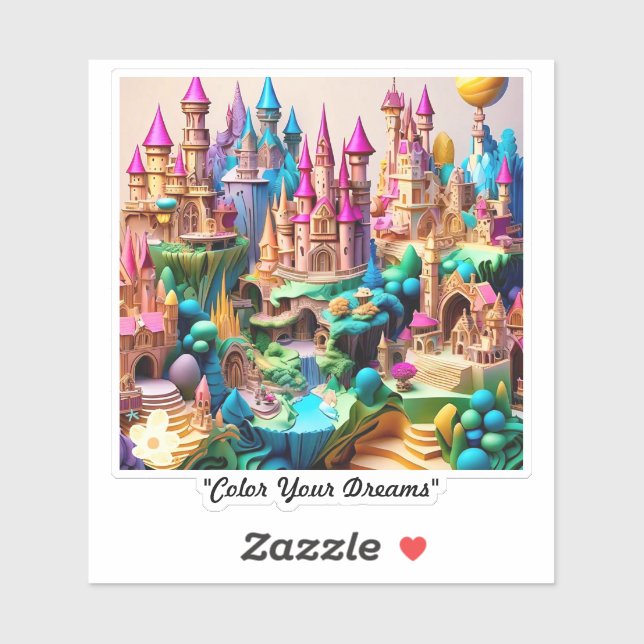 "Enchanted Dreamscapes Unveiled" (Sheet)