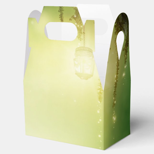 Enchanted Dreamy Forest & Lights Rustic Favour Favour Box (Opened)