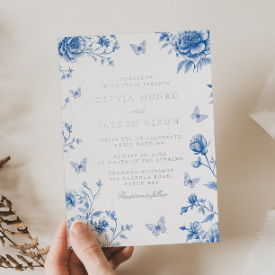 Enchanted Dusty Blue & Silver Wedding