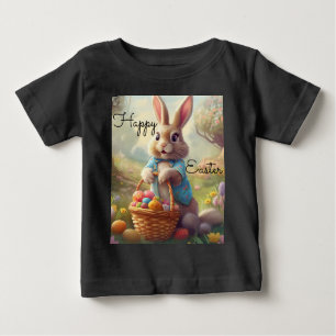 Enchanted Easter - Whimsical Bunny  Baby T-Shirt