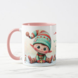 Enchanted Elf North Pole Christmas Mug