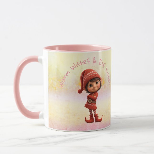 Enchanted Elf | North Pole Christmas  Mug (Left)