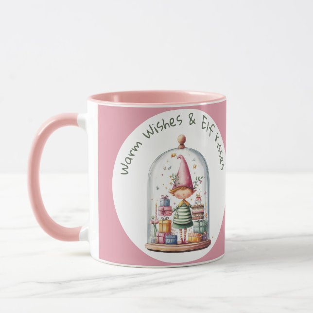 Enchanted Elf | North Pole Christmas  Mug (Left)