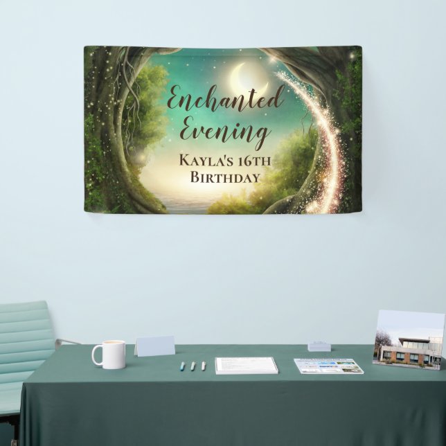 Enchanted Evening Birthday Banner (Tradeshow)