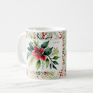 Enchanted Evergreen Elegance Christmas Coffee Mug