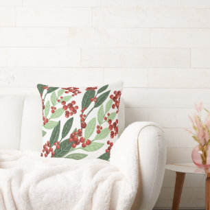 Enchanted Evergreen Elegance Christmas Cushion