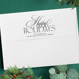 Enchanted Evergreen Elegance Christmas Envelope