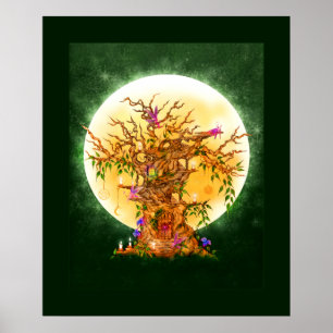 Enchanted FaerieTree Poster