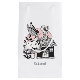 Enchanted Fairy And Fairy House Small Gift Bag
