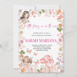 Enchanted Fairy Baby Shower Invitation