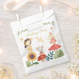 Enchanted Fairy Birthday Mushroom Favour Bag