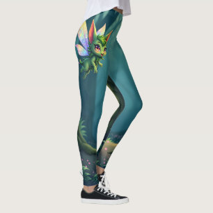 Enchanted Fairy Critter – Magical Forest Sprite  Leggings